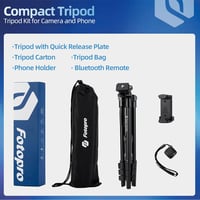 Fotopro 120cm-es alumínium állvány iPhone-hoz, DSLR-hez, Bluetooth távirányítóval 6