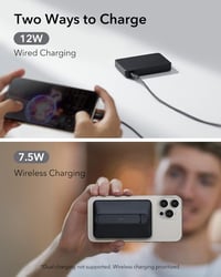 ESR HaloLock Mini mágneses powerbank iPhone-hoz, 5000 mAh, állvánnyal, fehér 9