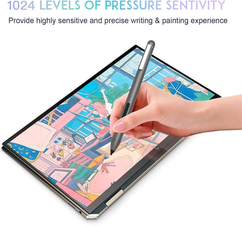 Microsoft Surface Stylus Toll - 1024 Nyomásérzékenység, Tenyérfelismerés, AAAA Elem