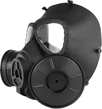 WISEONUS Taktikai Maszk Átlátszó Lencsével, Dupla Turbó Ventilátoros Párásodásgátló Airsoft és Paintball Védőfelszerelés, TPU Anyagból, Feke 3