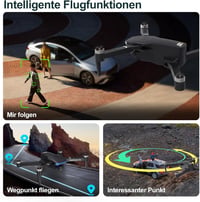 Toladrone TD31GPS 4K Drón GPS Navigációval - 5G WiFi FPV Élőkép, Kefenélküli Motor, Automatikus Visszatérés, Követés Funkció, Kezdőknek és H 5