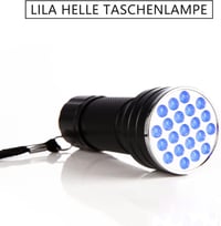 CAM2 Mini UV Fekete Fény Zseblámpa 2db, 21 LED-es Ultraibolya Lámpa 395nm, Kisállat Vizelet Detektor, Geocaching, Pénzvizsgáló (Elem Nélkül) 2