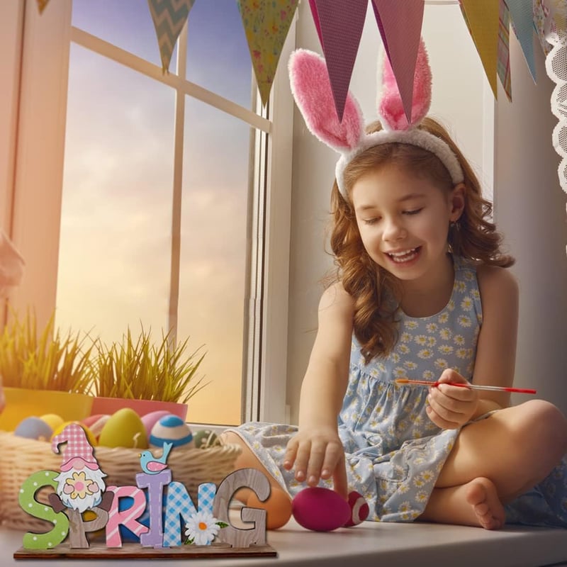 Tavaszi Fa Húsvéti Dekoráció "Easter" és "Tavasz" Feliratokkal - AoHkers