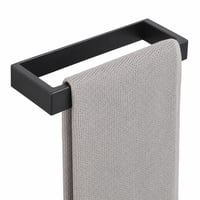 Suport pentru prosoape SAYAYO montat pe perete, negru, 70 cm, din oțel inoxidabil, pentru baie — elemente de fixare lipsă (stare: vezi poza a 2-a) 1