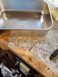 KXVXXV Posuda za pečenje od nehrđajućeg čelika za Airfryer 20x15x5 cm, tepsija za pećnicu na vrući zrak s rešetkom, silikonskim poklopcem i dodacima, srebrna 5