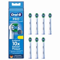 Oral-B Pro Precision Clean elektromos fogkefe pótfej csere fejek X sörtékkel, fehér, 7 db (1 db hiányzik az eredeti csomagból) 1