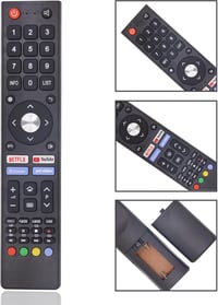 FOXRMT ODL24771HN-TAB Távirányító Changhong Chiq TV-hez - Netflix, YouTube Gyorsgombokkal - U43H7A, U55H7S Modellekhez - Fekete 5