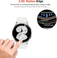 Samsung Galaxy Watch 4 40mm-es HD edzett üvegfólia, 4db-os csomag 5