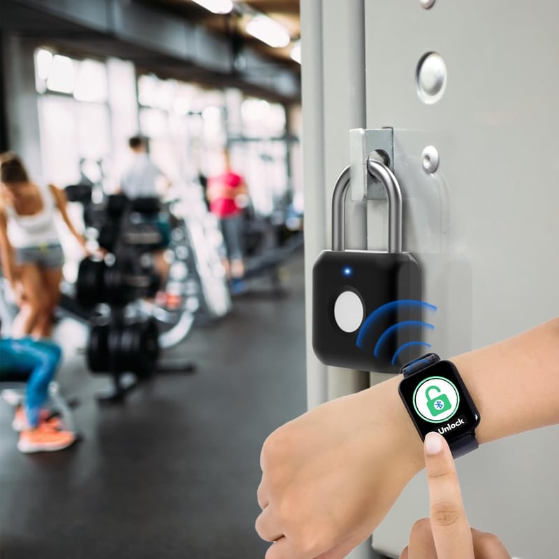 eLinkSmart Bluetooth Ujjlenyomatos Lakat 1000 Felhasználónak - Okos Zár Táskához, Szekrényhez