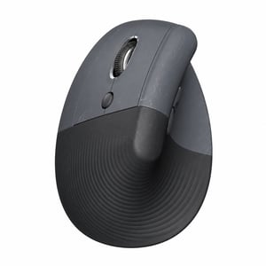 Logitech Lift Left vertikalni ergonomski miš, za ljevake, bežični, Bluetooth i Logi Bolt, siva boja (stanje: vidi 2. sliku)