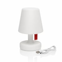Stolná LED lampa Fatboy Edison The Petit, biela, 25 cm — chybná — chybná, na súčiastky: nesvieti, vo vnútri niečo hrká (stav: pozri 2. obrázok) 1