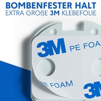 Adlersfeld fehér konnektorvédő gyerekeknek, 10 db, forgatható, 3M ragasztóval 3