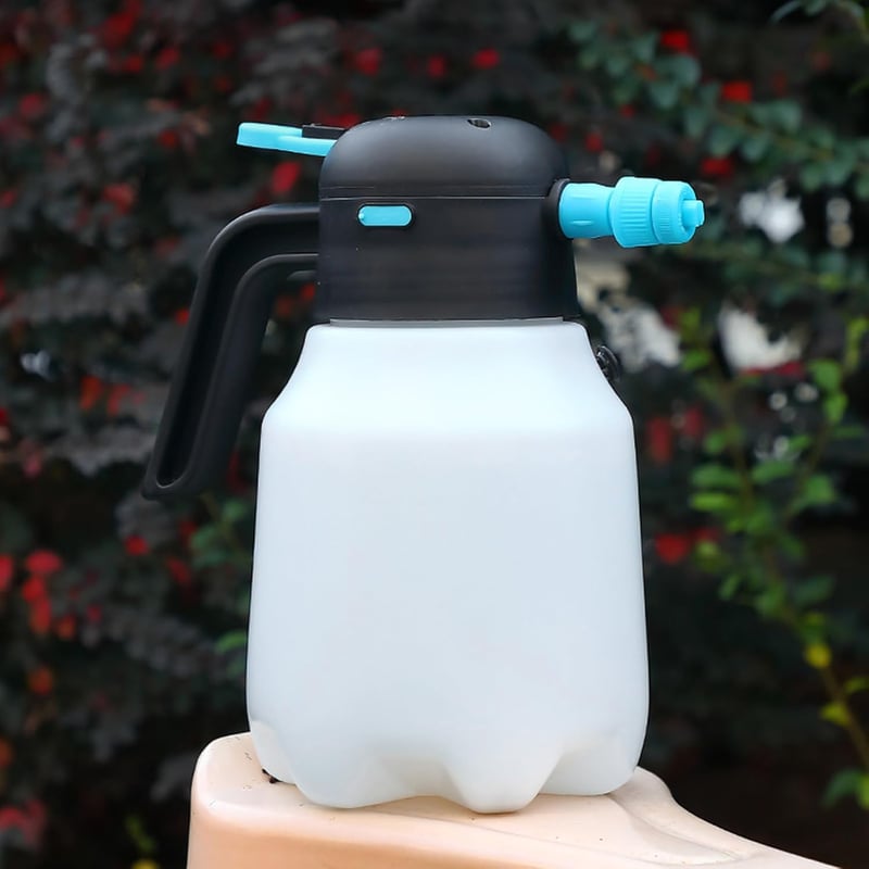 Tonysa 1,8L Akkumulátoros Habosító Permetező - 2000 mAh Vezeték Nélküli Autómosó Szórófej Állítható Nyomással, Kertészeti Öntözésre is Alkal