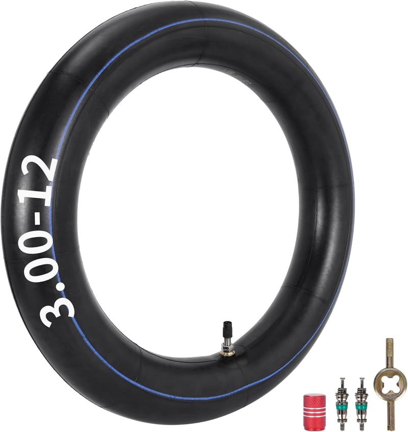 MTATCN Belső Gumitömlő 3.00-12/80/100-12 TR4 Szeleppel - Kompatibilis SSR XR CRF KLX DRZ Motorokhoz - Strapabíró Butilkaucsuk Offroad Motork