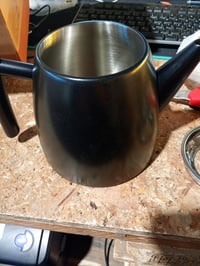 Ceainic MALMØ cu infuzor – Ceainic termos cu pereți dubli – Filtru din oțel inoxidabil 304 — unitate principală zgâriată (stare: vezi poza 2) 2