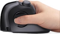seenda Ergonomikus Vezeték Nélküli Egér Hangerőszabályzóval - Többeszközös Bluetooth/USB Vertikális Egér PC, MacBook, Tablet Használatra - F 9