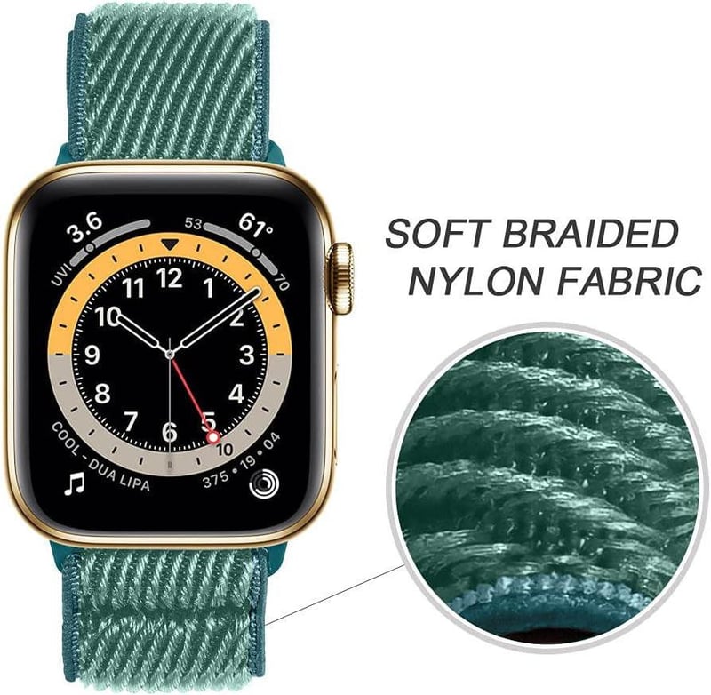 Apple Watch Ultra Ocean Szilikon Sportszíj 38-41mm - Fenyőzöld