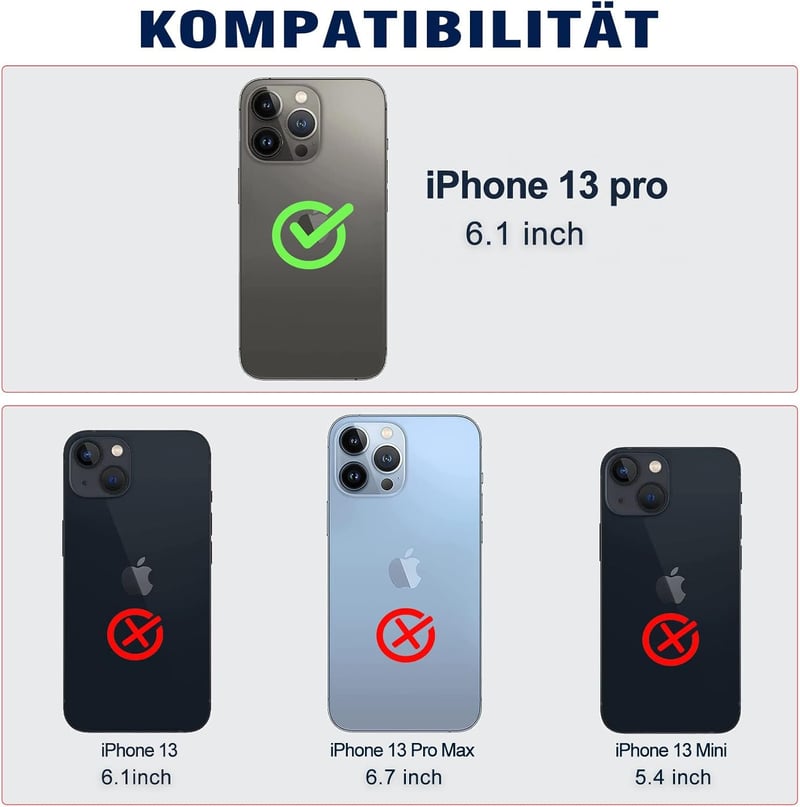 iPhone 13 Pro Fekete Bőr Pénztárcatartó Tok Kártyatartóval és Állvánnyal