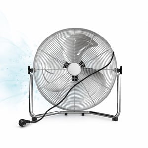Priemyselný podlahový ventilátor Cecotec EnergySilence 5000 Pro, 120 W, 51 cm (20") — chybný, na náhradné diely: skrat (stav: pozri 2. obrázok)