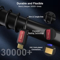 Ugreen 8K HDMI 2.1 Kábel 7.5m, 48Gbps, HDR, eARC - Bontott 4