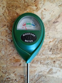 Umidometru pentru sol XLUX, monitor pentru nivelul apei la plante, senzor higrometru pentru grădină și interior, funcționare fără baterii, verde, 6x26 cm 5