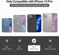 iPhone 13 Pro Fekete Ultravékony Ütésálló Szilikon Védőtok 2