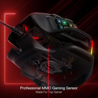 Redragon M811 Aatrox MMO gamer egér, 15 programozható gombbal, RGB háttérvilágítással 4