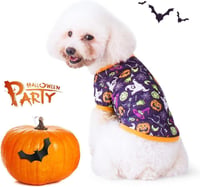 Tökös Halloween Kutyapizsama Kistestű és Közepes Ebeknek 3