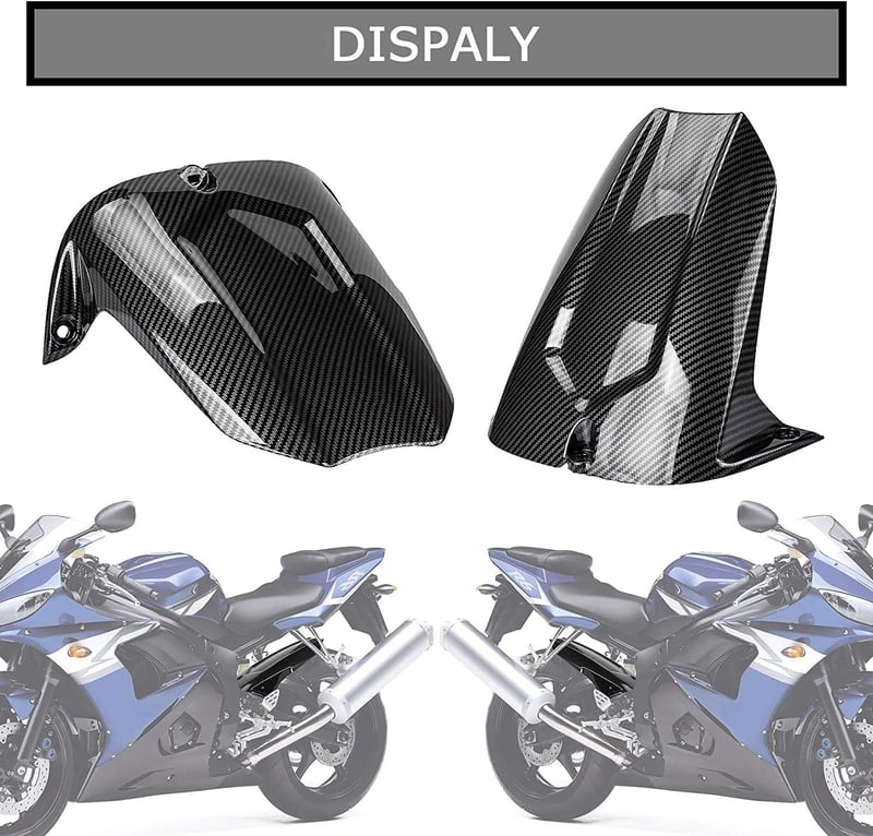 Yamaha YZF R6 és R6S hátsó sárvédő, motorkerékpár védőelem 2003-2009