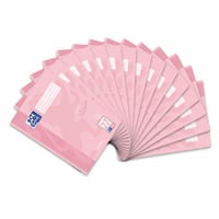 Caiet Oxford Touch A4, liniatură 27 (cu linii), pastel coral, set 14 bucăți (set parțial) 2