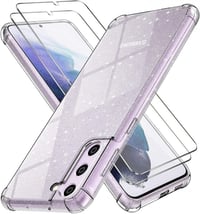 Samsung Galaxy S21 FE 5G Csillámos Ütésálló Szilikon Tok 1