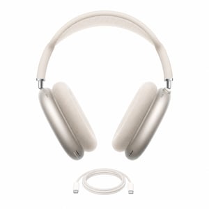 Căști wireless Over-Ear Apple AirPods Max 2, Moonlight, Activ — personalizate cu nume (stare: vezi a 2-a imagine)