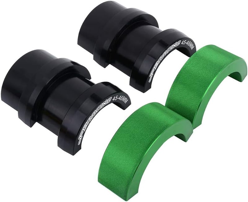JFG RACING Univerzális Zöld Villaszimering Beütő 45-46mm KX65-500 Motorokhoz