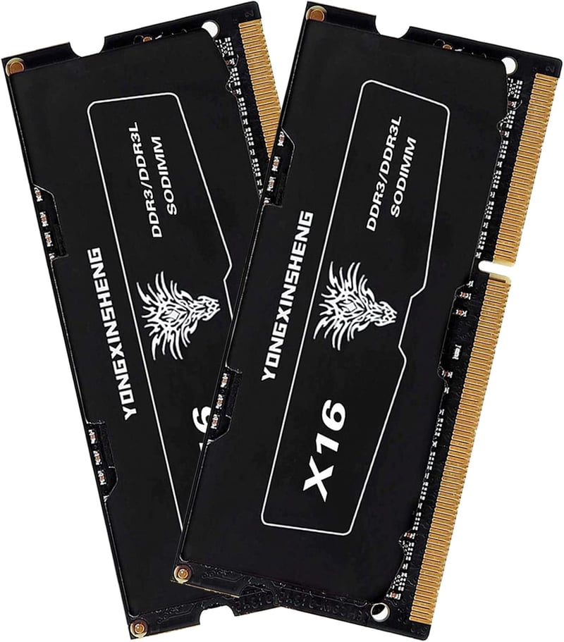 Yongxinsheng 16GB (2x8GB) DDR3 1600MHz Laptop RAM - Kompatibilis PC3L-12800 SODIMM