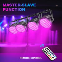 BETOPPER 160W RGB LED Par Lámpa - DMX Vezérelhető Diszkó Fény Távirányítóval - Stroboszkóp Színpadi Effekt Klubokhoz, Bulikhoz, Esküvőkre 7