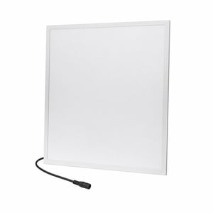 LEOFLA LED panel svjetiljka 48W ugradbena stropna rasvjeta 60x60 cm toplo bijelo svjetlo kvadratna — kabel za napajanje (stanje: vidi 2. sliku)