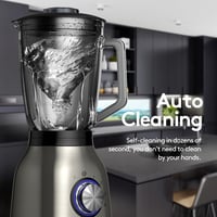 Anthter 1000W-os konyhai turmixgép 1,5L üvegedénnyel - Smoothie, shake és jégzúzás 6
