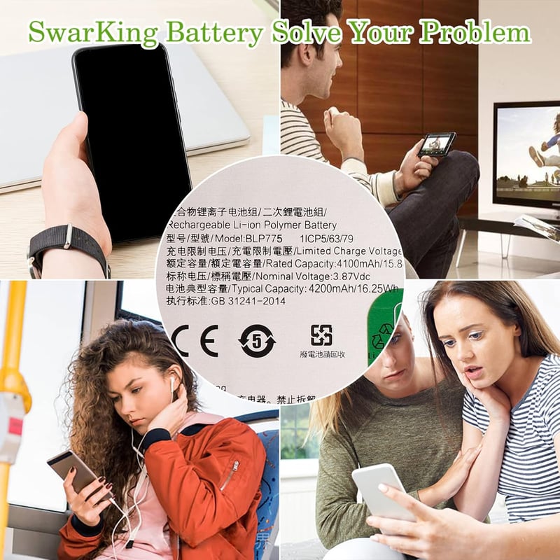 Realme X50 5G akkumulátor cserecsomag szerszámkészlettel - SwarKing
