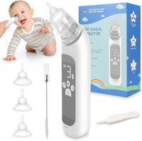 Elektromos orrszívó babáknak - 3 szilikon fej, állítható szívóerő, zenével és fénnyel 1