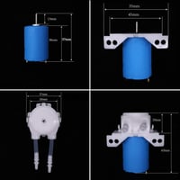 Treedix DC 12V Mini Perisztaltikus Pumpa - Laboratóriumi, Akváriumi és Arduino DIY Adagoló Szivattyú, 100ml/perc Áramlással, Kék 7