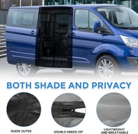 JinsenTGG Ford Transit Custom szúnyoghálócsalád ajtóra mágneses szúnyoghálóval 6