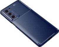 Motorola G200 5G szénkék tok - Szénszálas, ütésálló védőtok 1