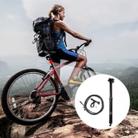 DONGKER Teleszkópos Nyeregcső Hegyi Kerékpárhoz, Hidraulikus, 30.9/31.6 mm x 445 mm, Alumínium, Állítható Magasságú Ülésszár MTB Biciklihez 9
