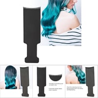 Yosoo Health Gear Balayage Festőlap Fogazattal - Professzionális Hajfestő Eszköz Melírhoz, Otthoni és Szalonhasználatra (Közepes, Fekete) 3
