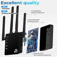 TP-Link AC1200 WiFi Jelerősítő - Dual Band 5GHz/2.4GHz, 1200Mbps, 200m2, 35 Eszköz 5