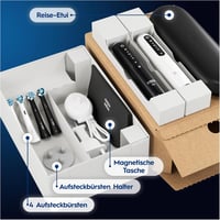 Oral-B iO 5 Plus elektromos fogkefe szett, 2 db fekete-fehér + 4 pótfej, 5 üzemmód 3