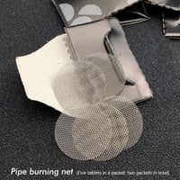 KARAA Fekete-Sárga Mini Pipa Szett Fém Tartóval és 10 Szűrővel 7