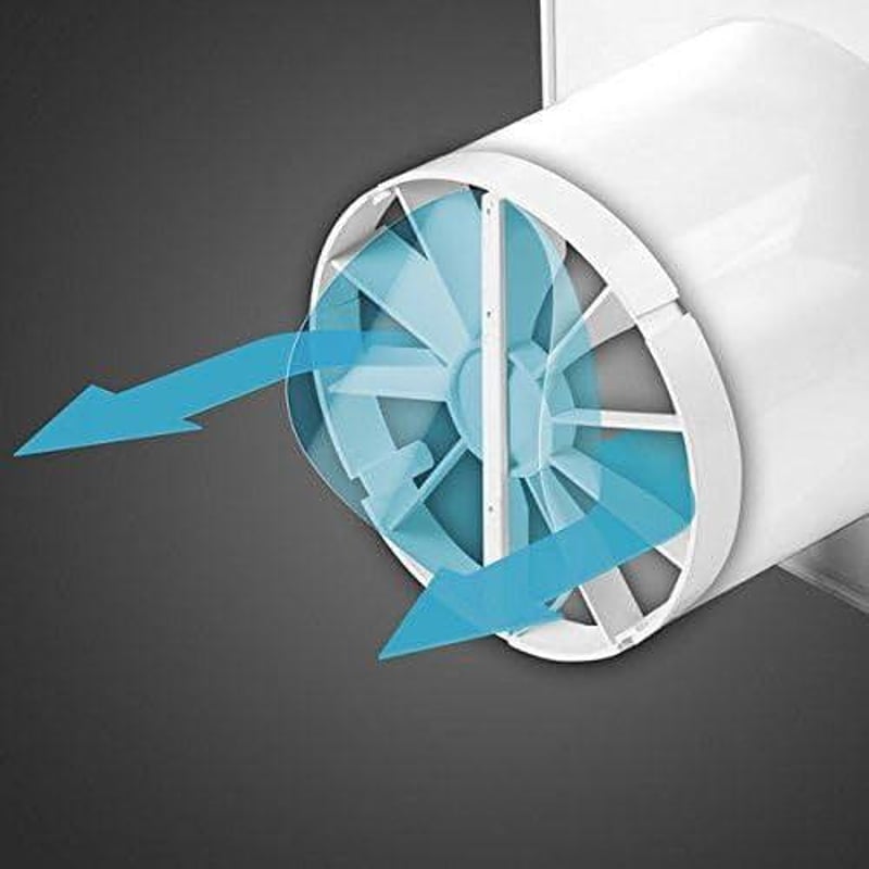 Blauberg 100 mm-es visszacsapó szelep fürdőszobai elszívó ventilátorhoz
