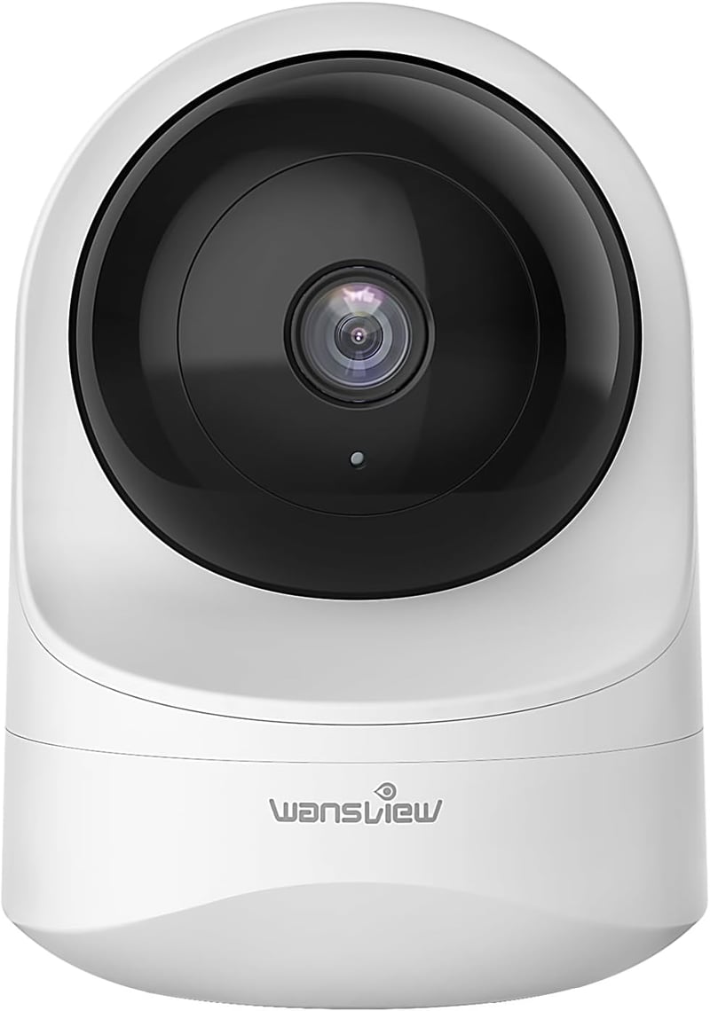 Wansview 2K WiFi beltéri biztonsági kamera Alexa-kompatibilis, babaőrző funkcióval