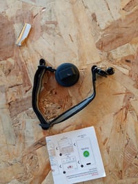 TDTOD GPS lokátor pre domáce zvieratá, čierny – lokalizátor pre psov a mačky, Bluetooth tracker kompatibilný s Google Find My a Apple Find My 2